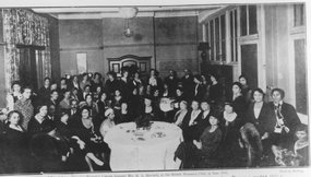 白俄妇女联合会在布列颠妇女俱乐部宴请霍尔瓦特夫人