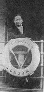1930年离开天津港口时的梅兰芳
